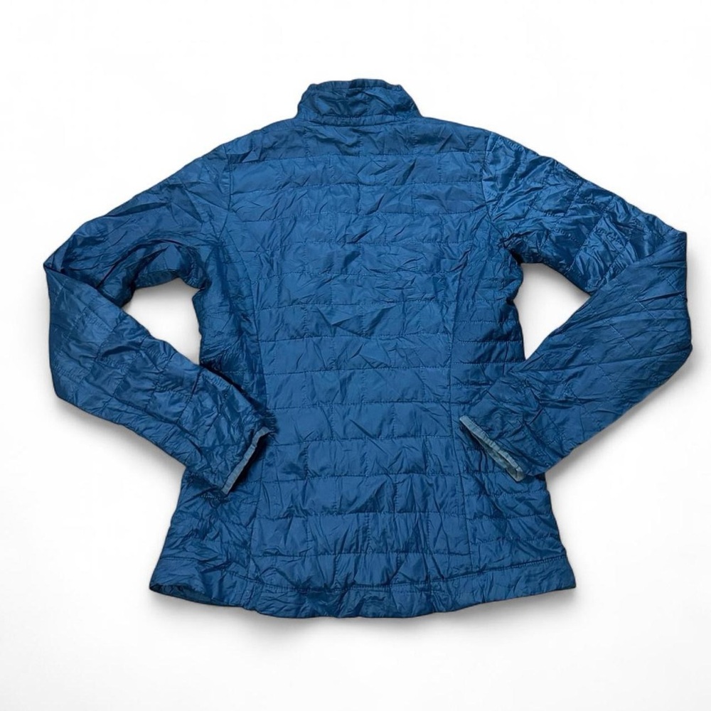 Patagonia Women’s Blue Primaloft Nano Puff Zip Up Jacket Size Small - Picture 5 of 5